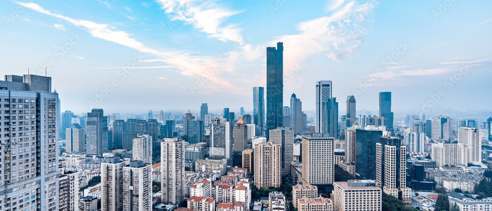 Nanjing city skyline, Jiangsu Province, China