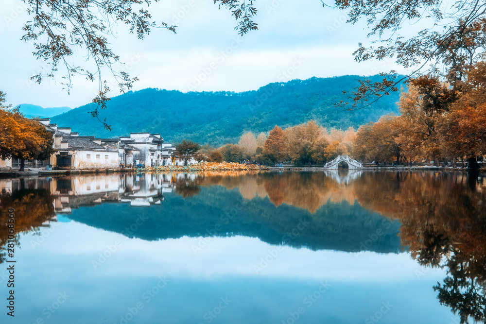 中国安徽省黄山市宏村景观