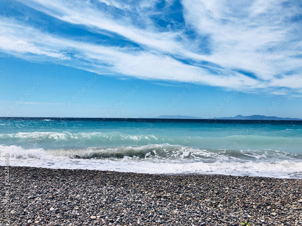 爱琴海海岸线美景