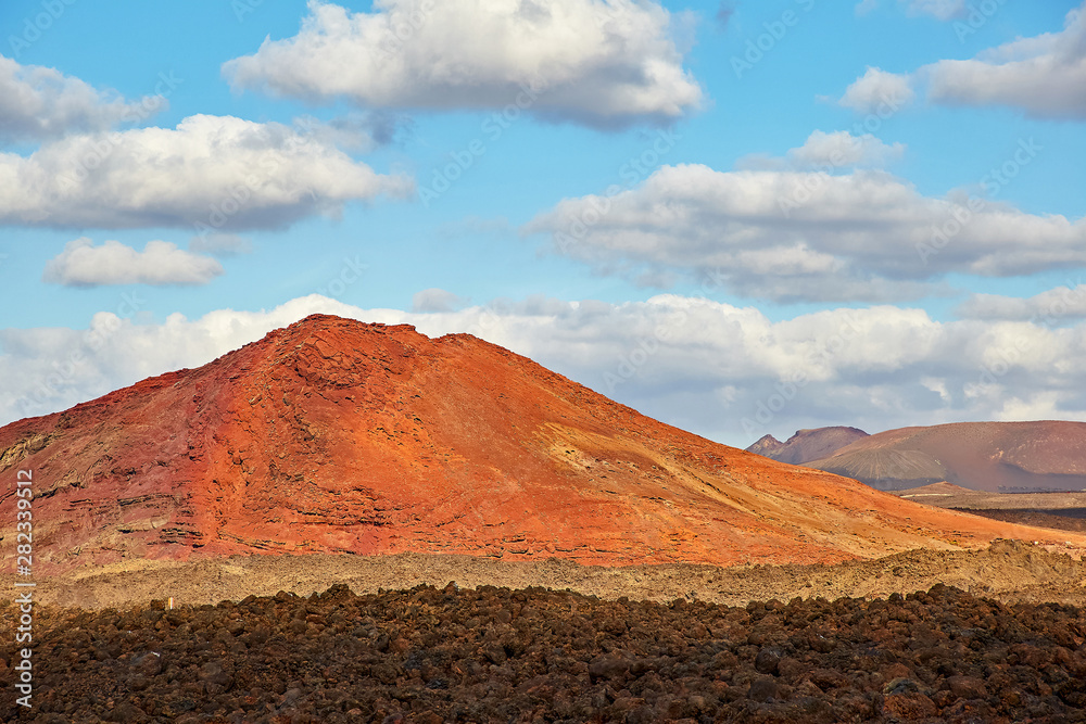 Beautiful landscape of Lanzarote Island