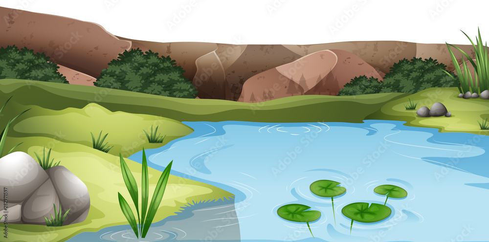 Natural environment lanscape scene