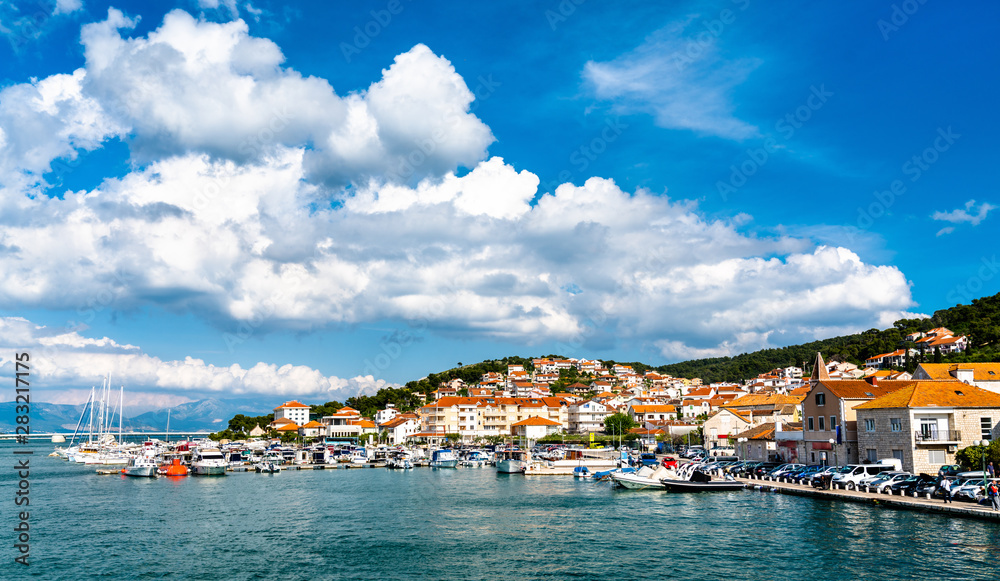 Cityscape of Trogir in Croatia