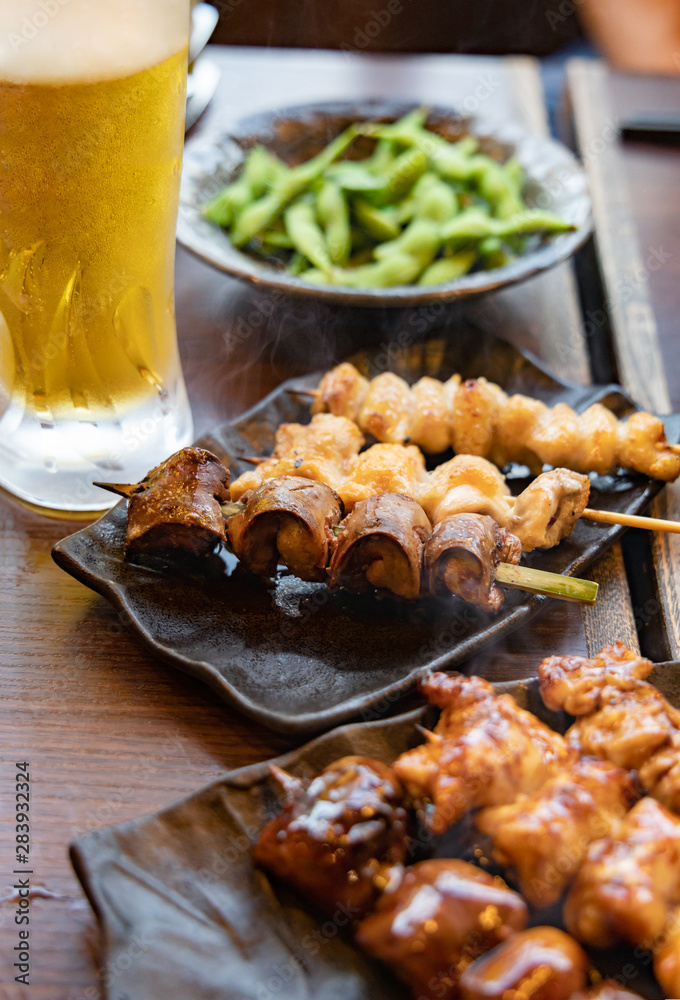 酒の肴にぴったりの焼き鳥