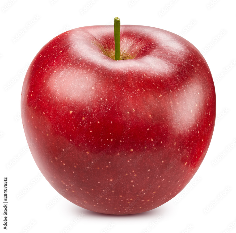 Red apple isolated on white