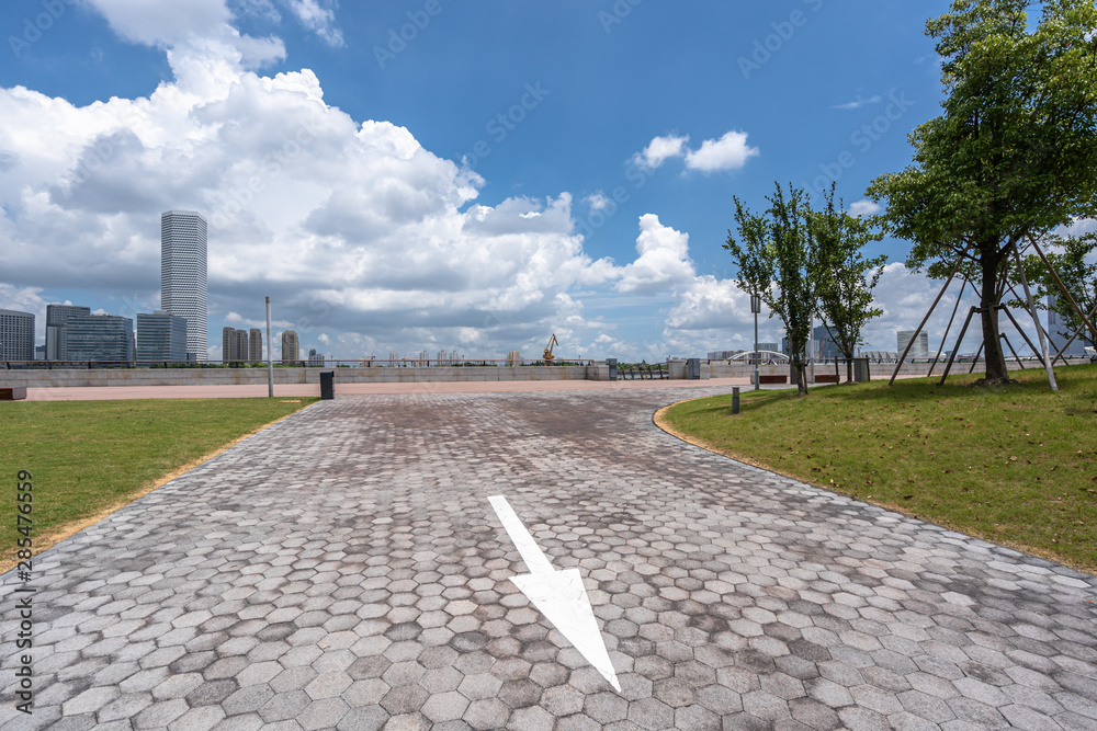 road and sky