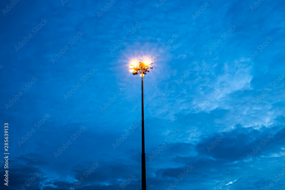 Street Light In The Morning