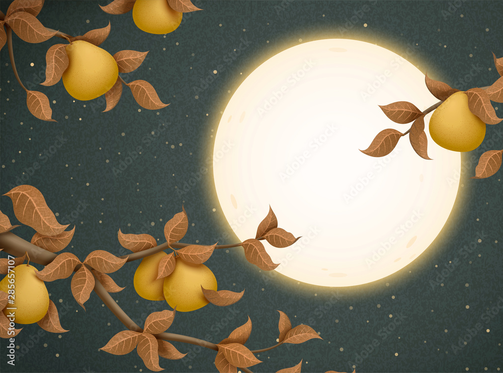 Mid autumn festival illustration