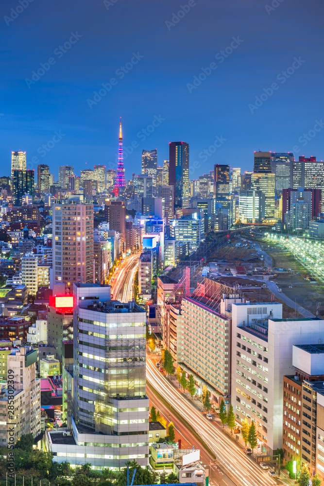 Tokyo, Japan City Skyline