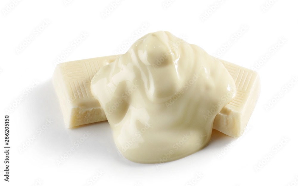 melted white chocolate