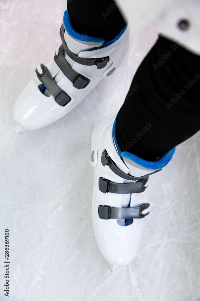 Hockey Skates on Ice