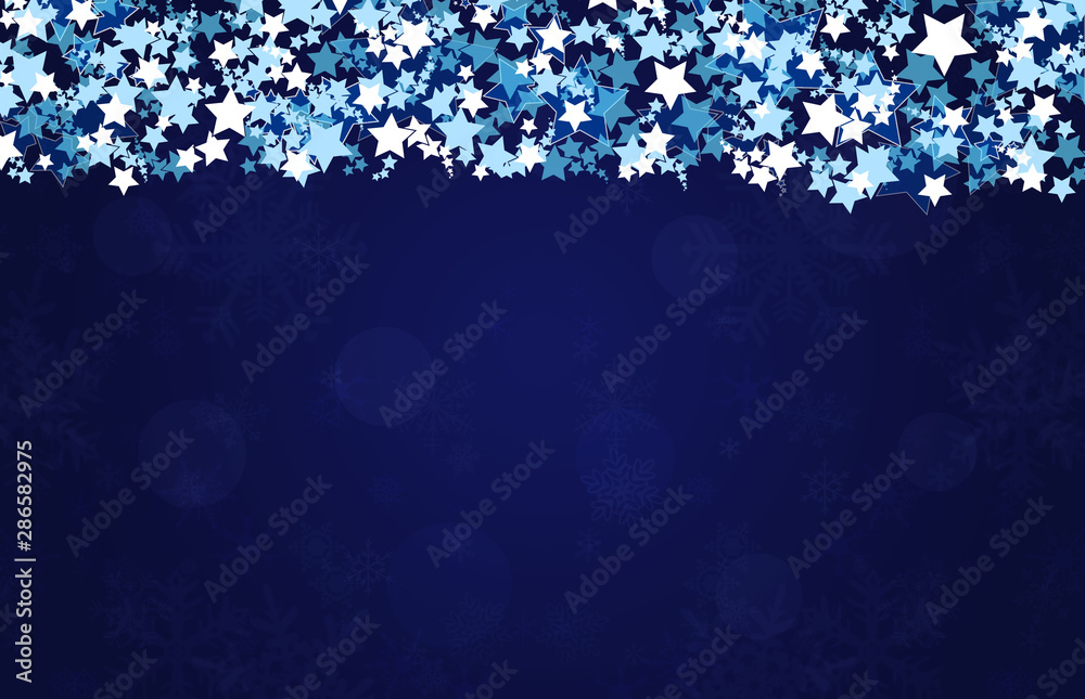 Blue starry background