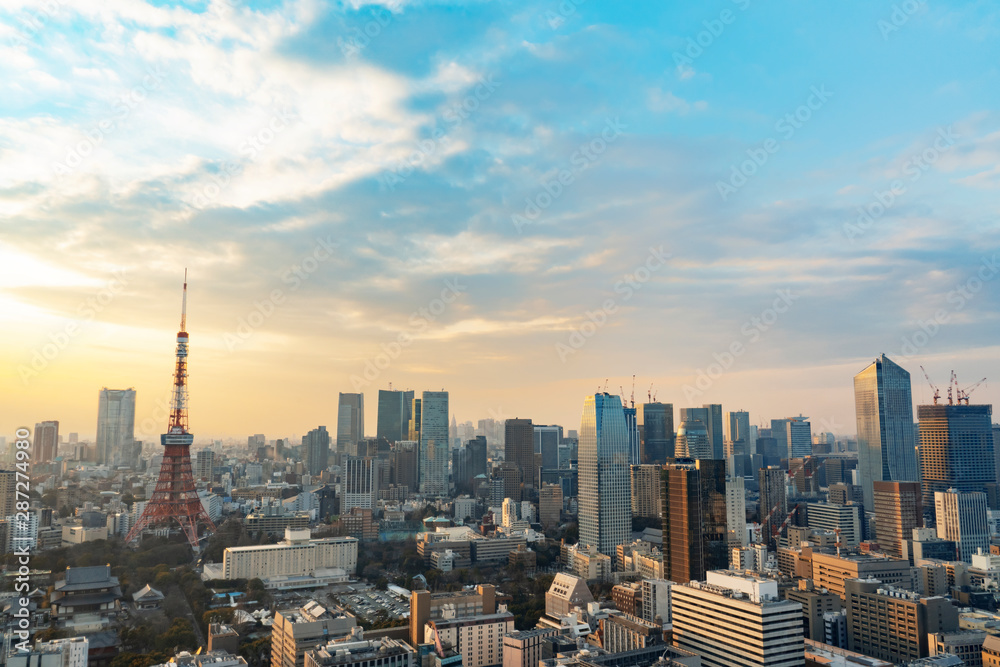 都市風景 東京　夕景