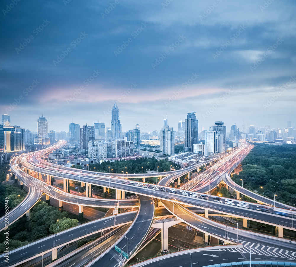 city interchange in shanghai