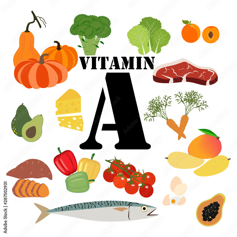 Vitamin A illustration