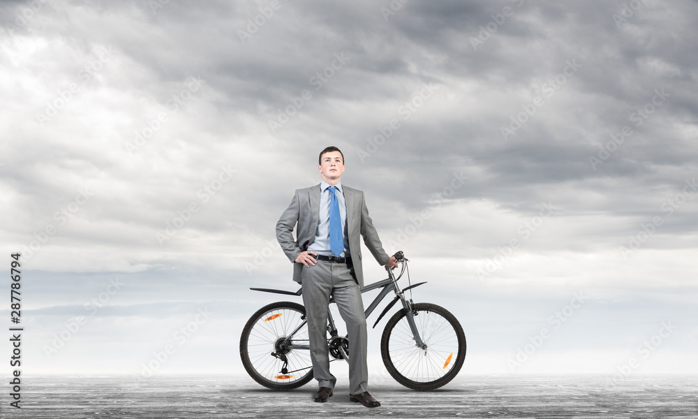 Confident and successful man in business suit