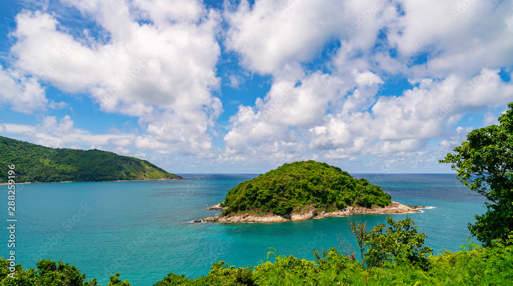 热带美丽的小岛安达曼海夏季美丽的自然景观