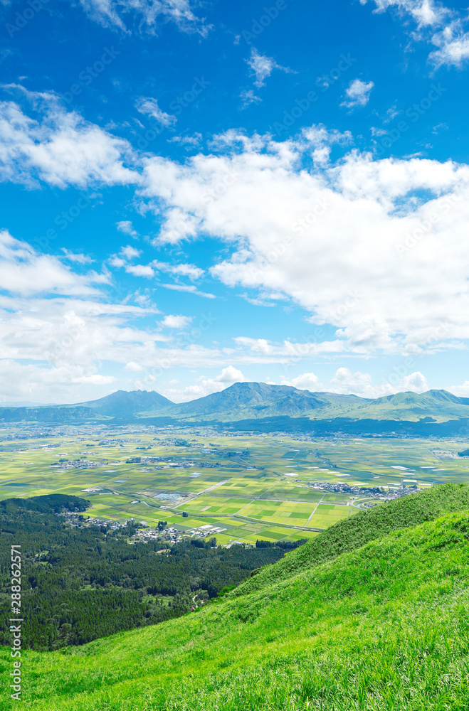 阿蘇五岳　大観峰からの眺め