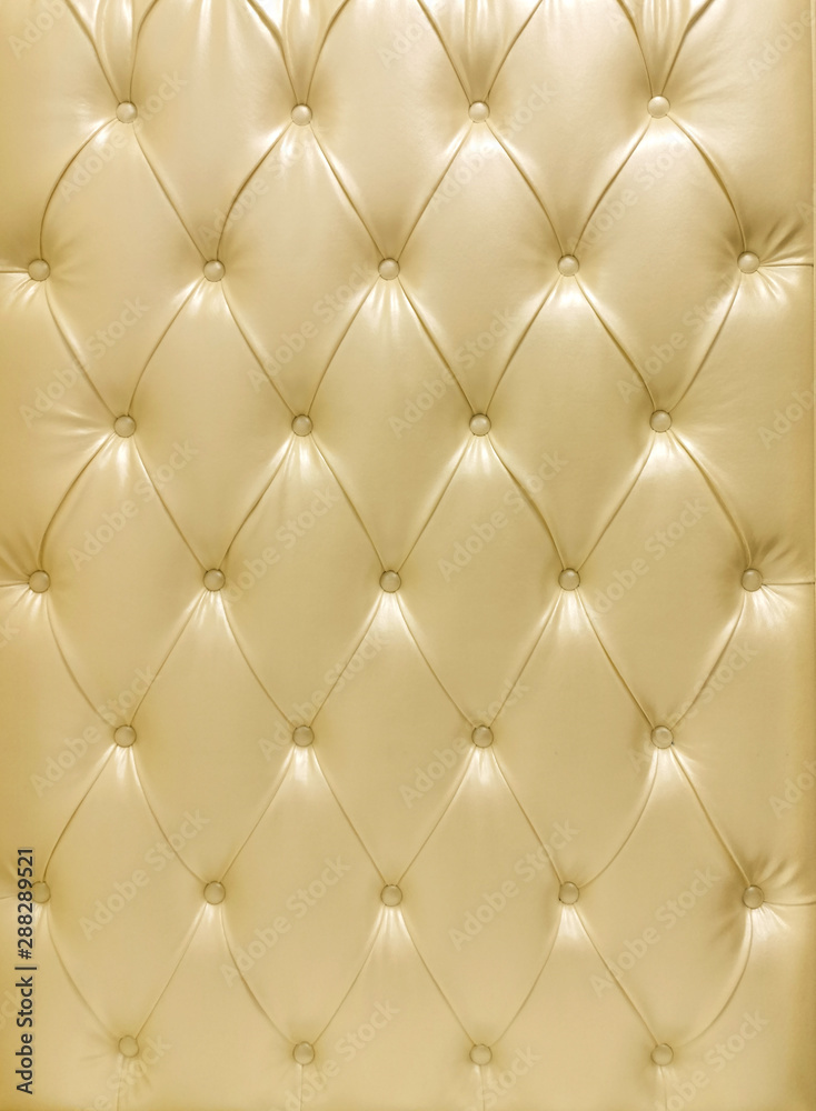 Texture - beautiful upholstered leather furniture in the classic style of rhombus with button. Textu