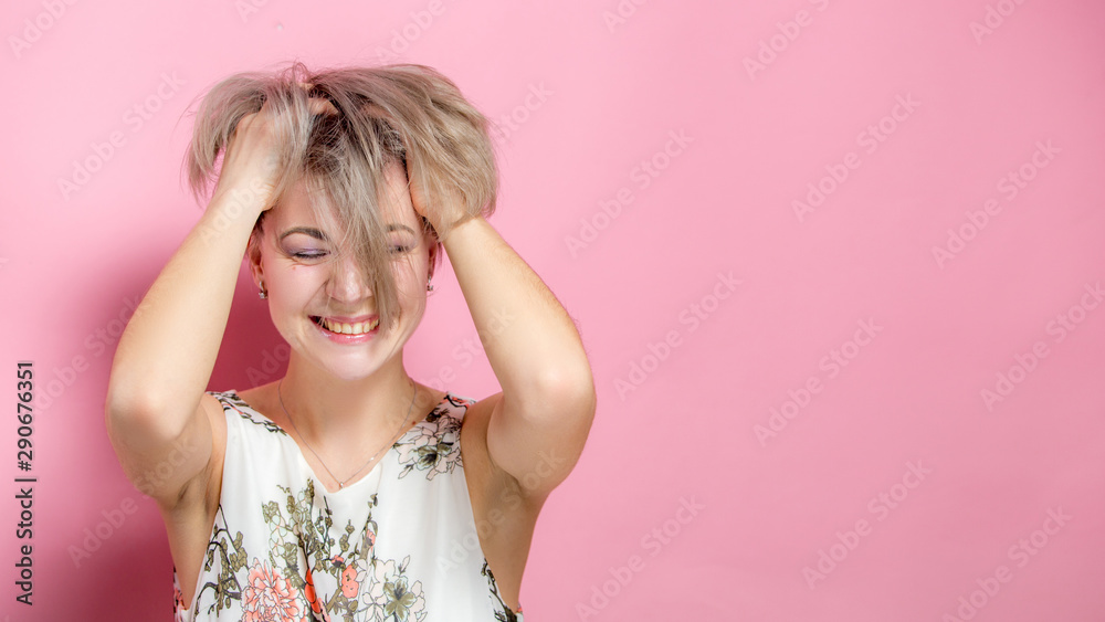 Smiling happy woman