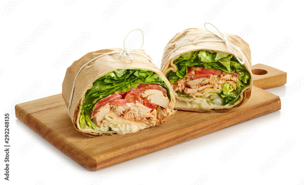 chicken wrap sandwich