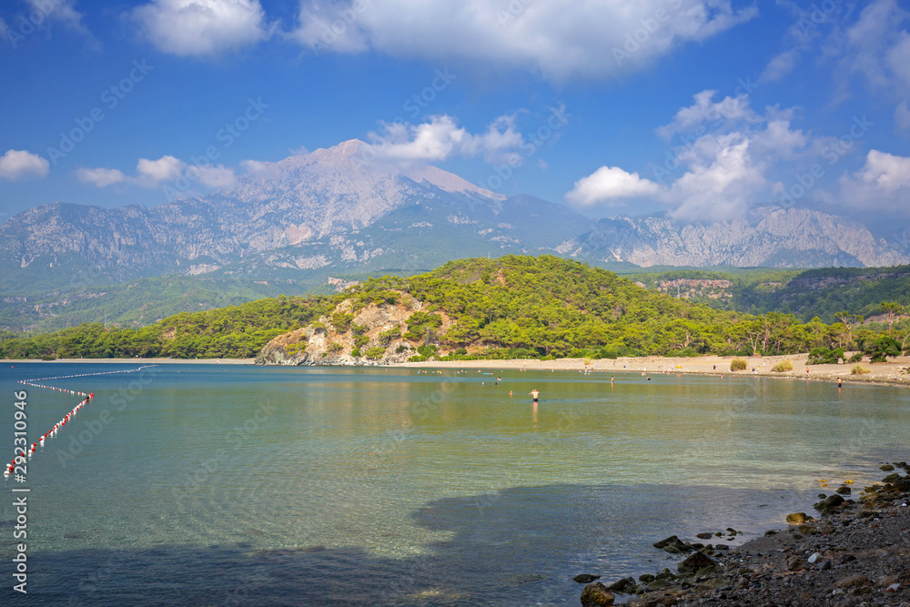 Beautiful bay at the ancient Phaselis city, Turkey