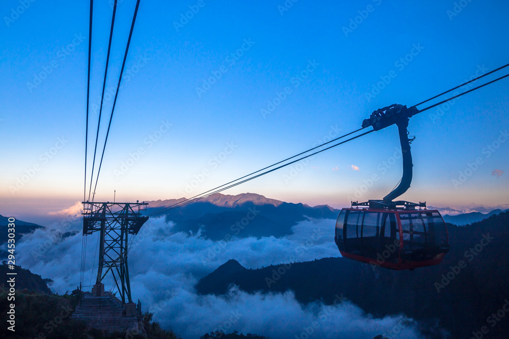 Cable car to the top of Mount Fansipan aka Roof of Indochina from the laid back town of Sapa