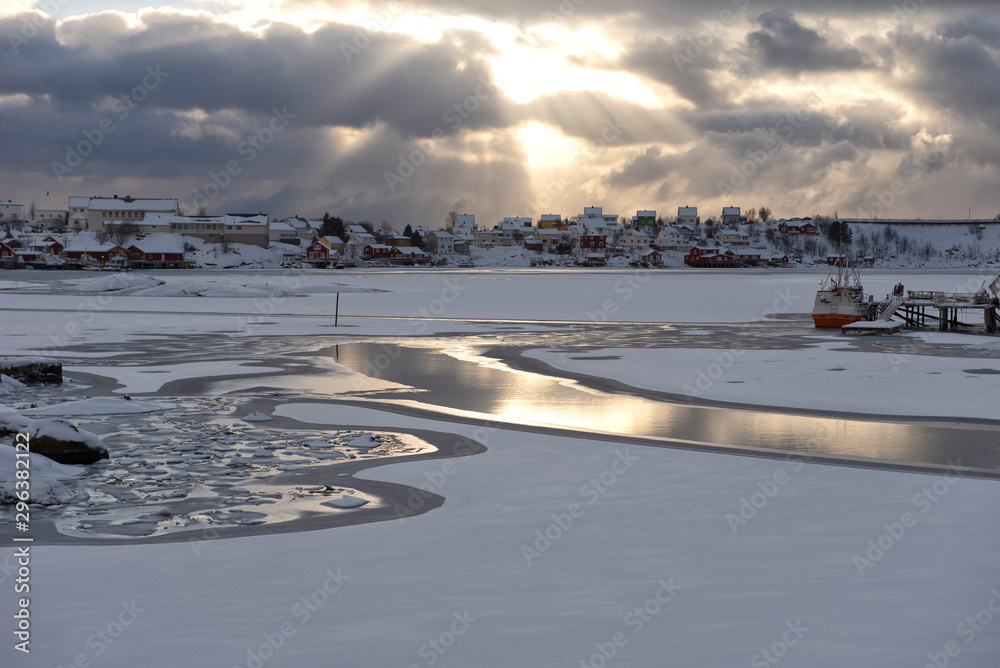 The Lofoten Islands Norway is known for excellent fishing, nature attractions such as the northern l