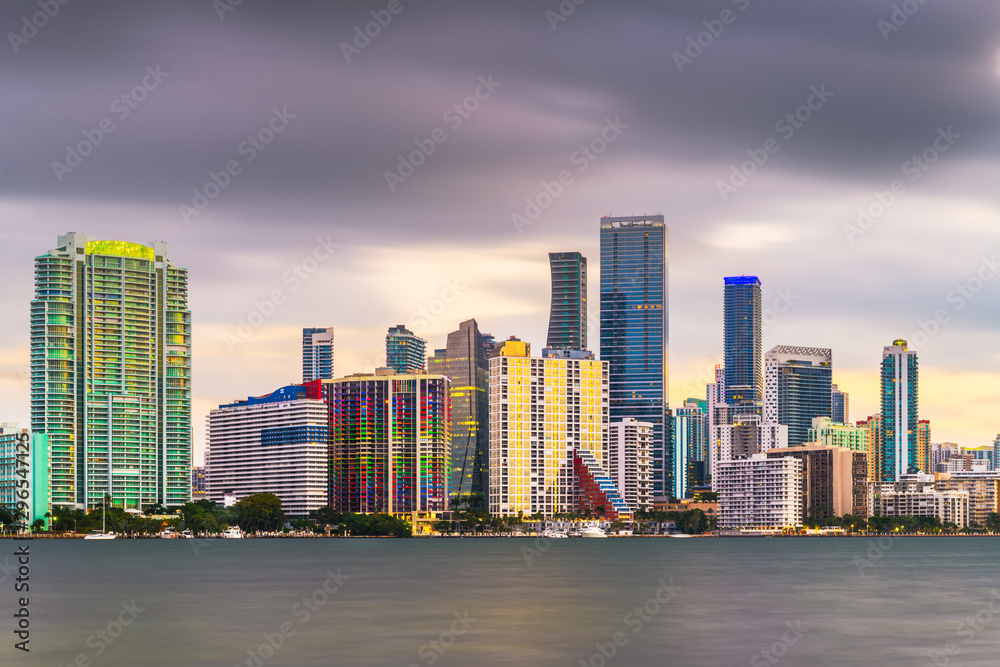 Miami, Florida, USA downtown skyline