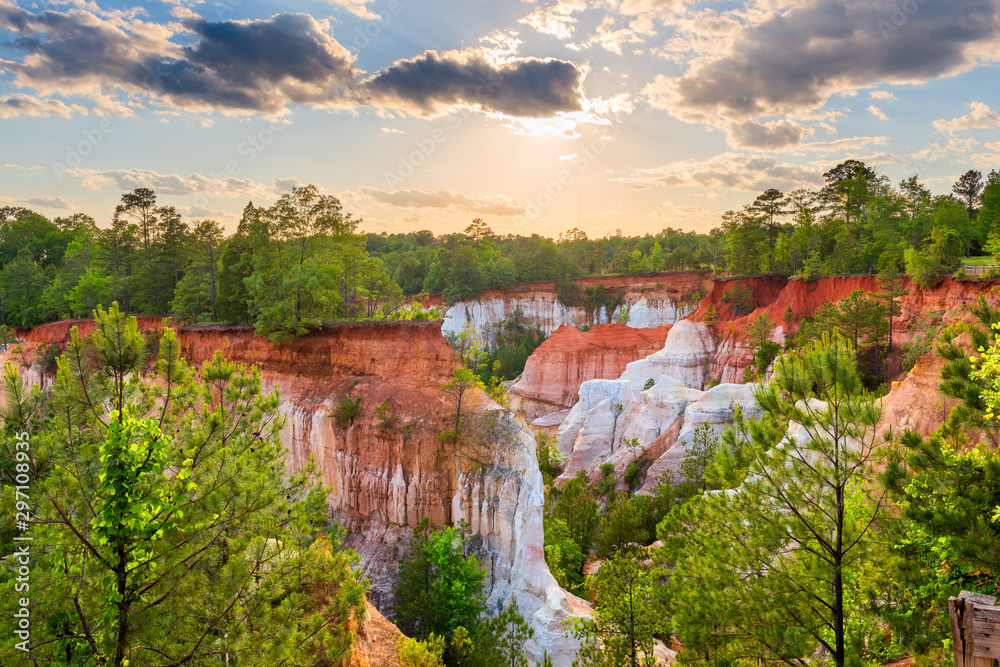 Providence Canyon in Southwest Georgia, USA.