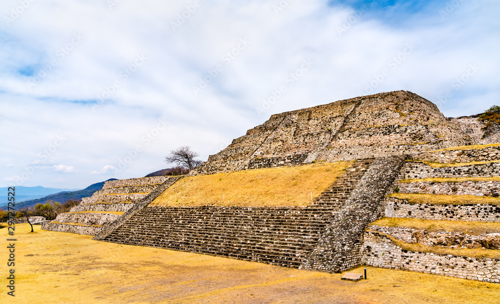 Xochicalco archaeological site in Mexico