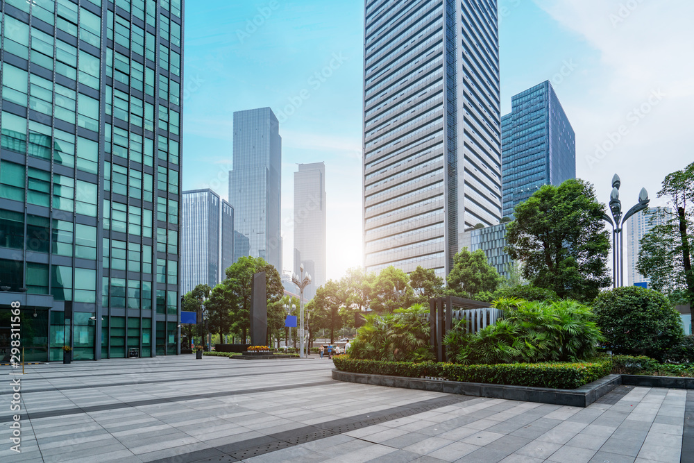 建筑商业区城建办公理念