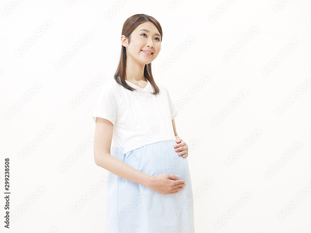 女性　妊婦