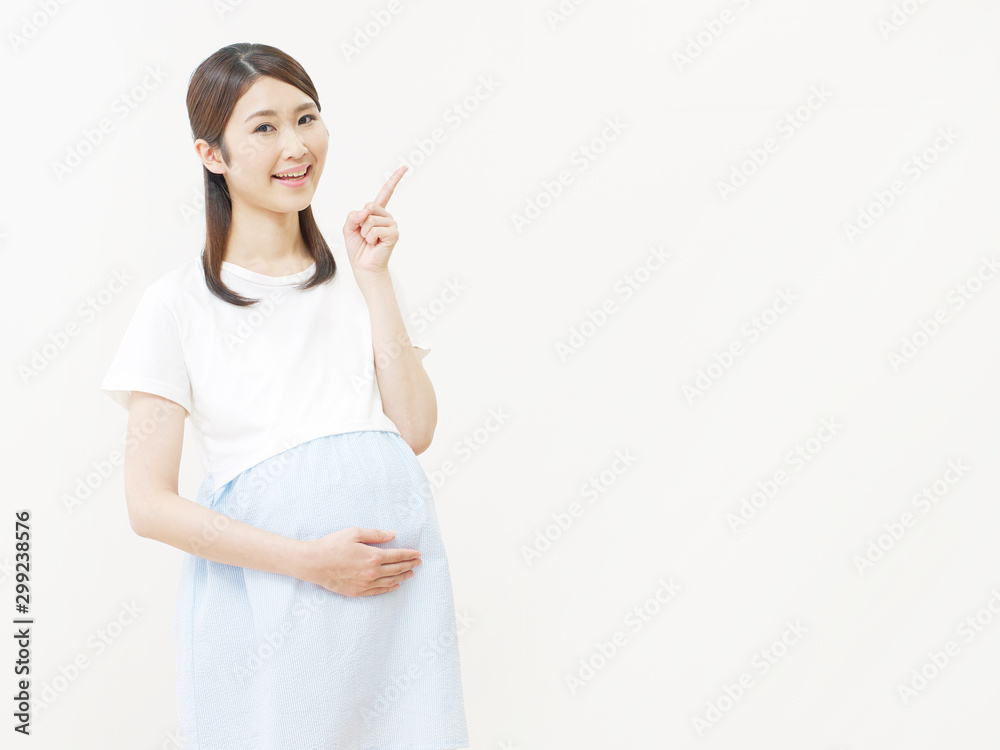 女性　妊婦