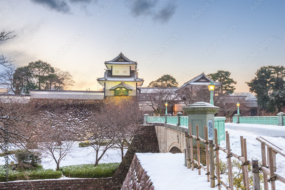 日本金泽，金泽城堡