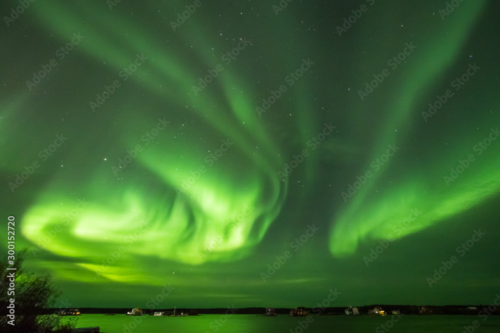 カナダ イエローナイフのオーロラブレーク Canada Yellowknife Aurora 