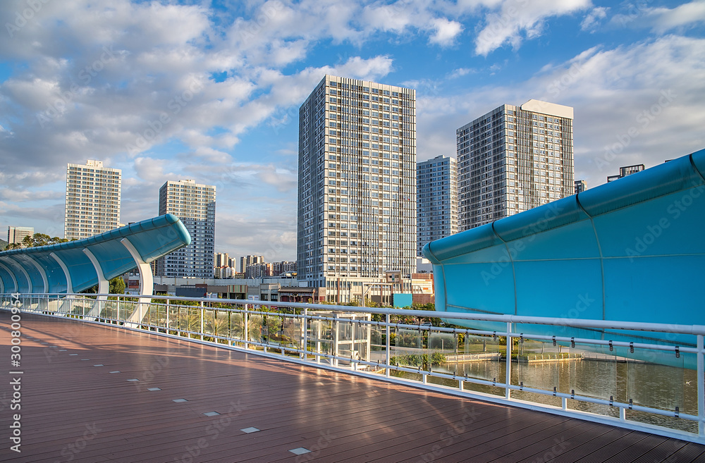 中国广州南沙区城市建筑景观