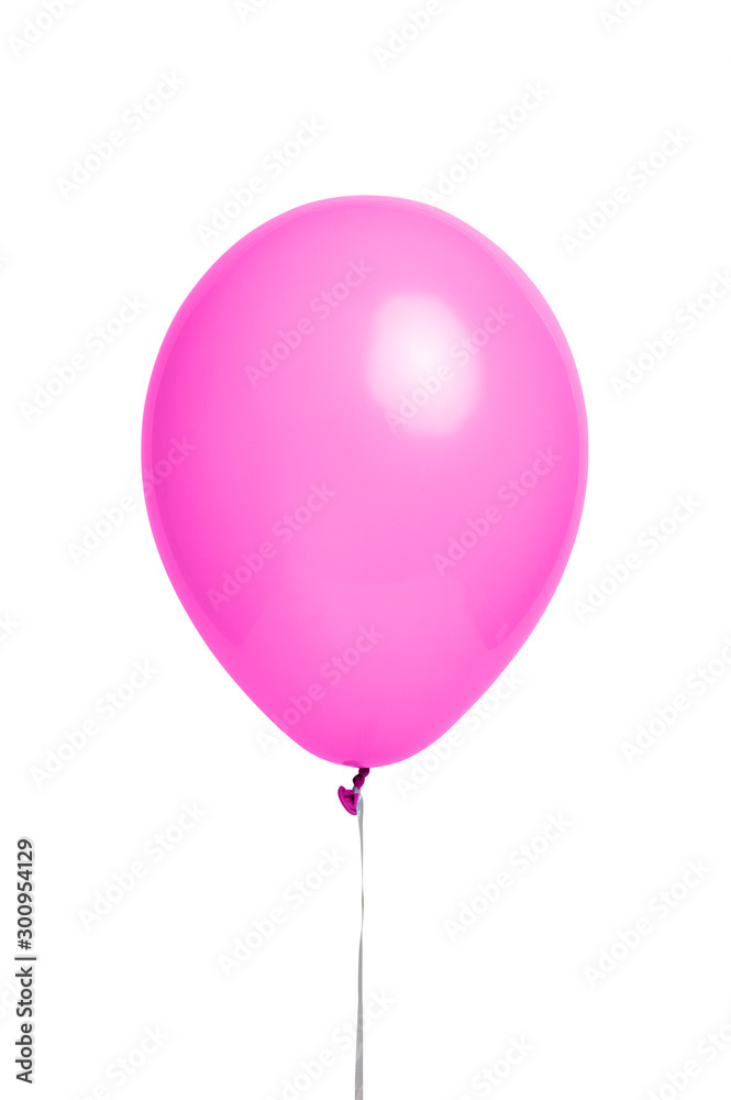 Helium balloon isolated on white