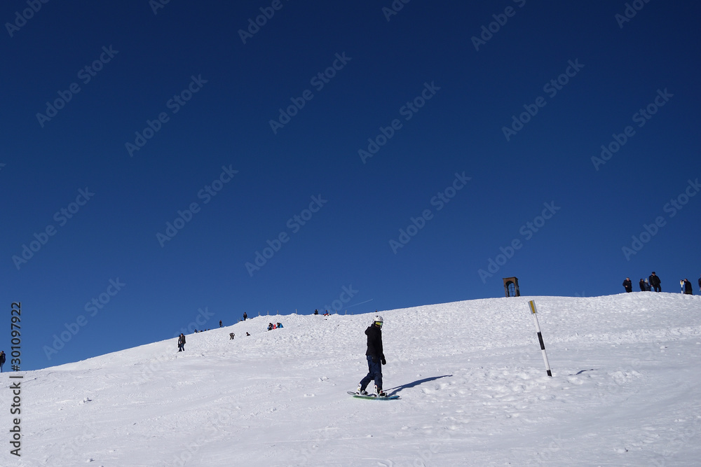 sky in Carpathian mountains