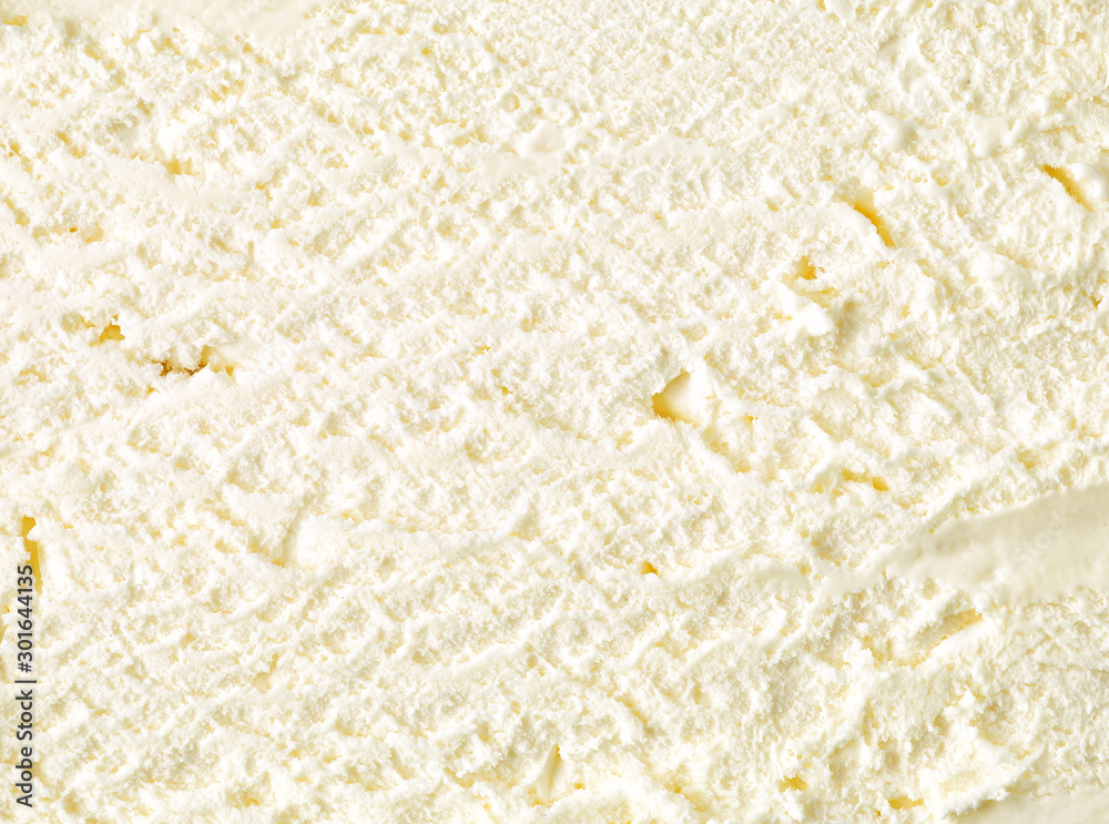 vanilla ice cream texture