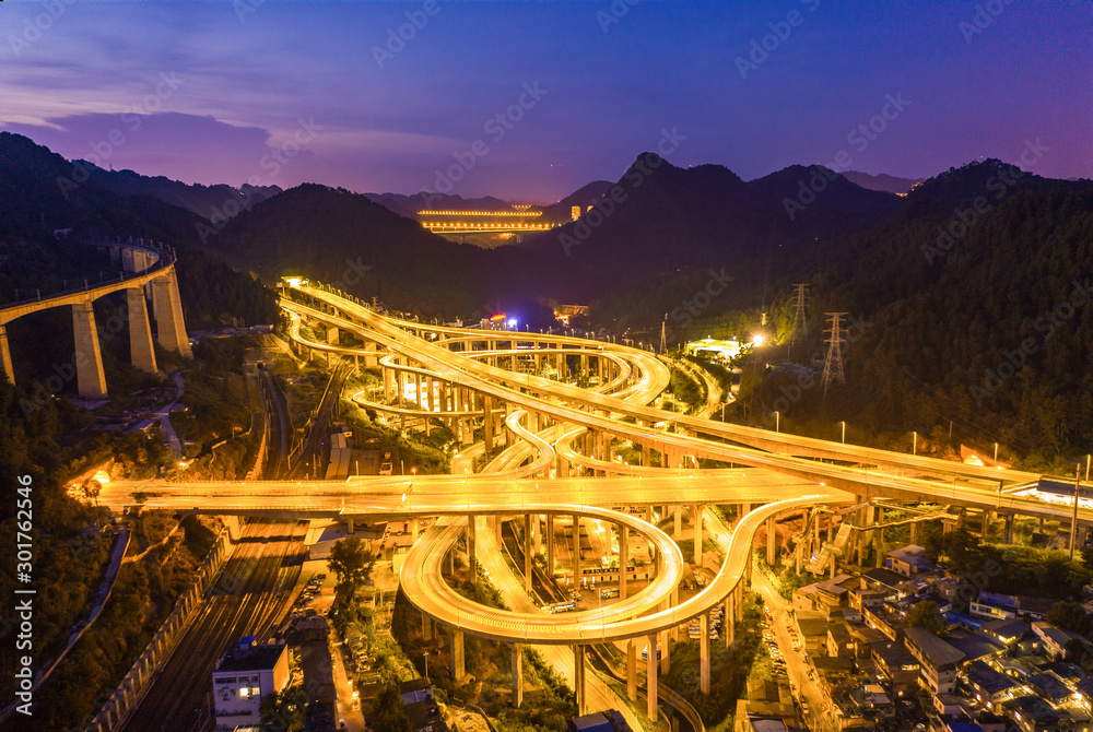 Guizhou Qianchun overpass ，guiyang china 