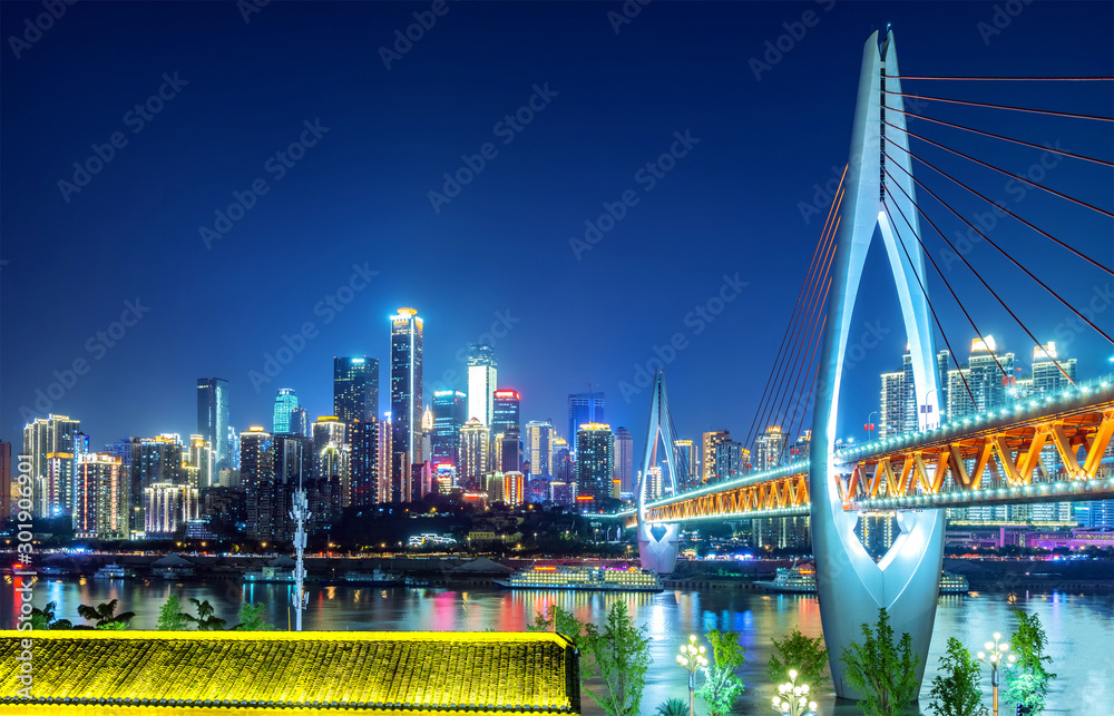 China Chongqing City Lights