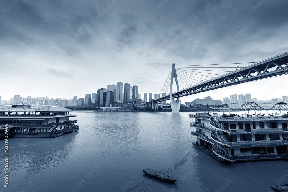 Chongqing cityscape and skyscrapers