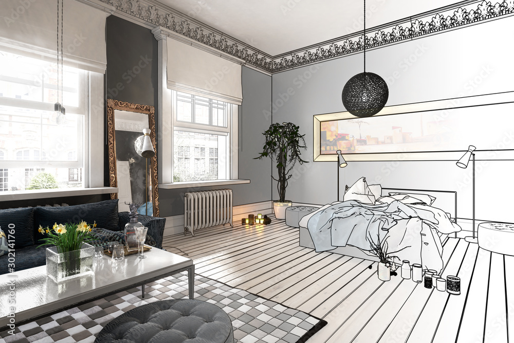 Luxus Apartment (scetch)