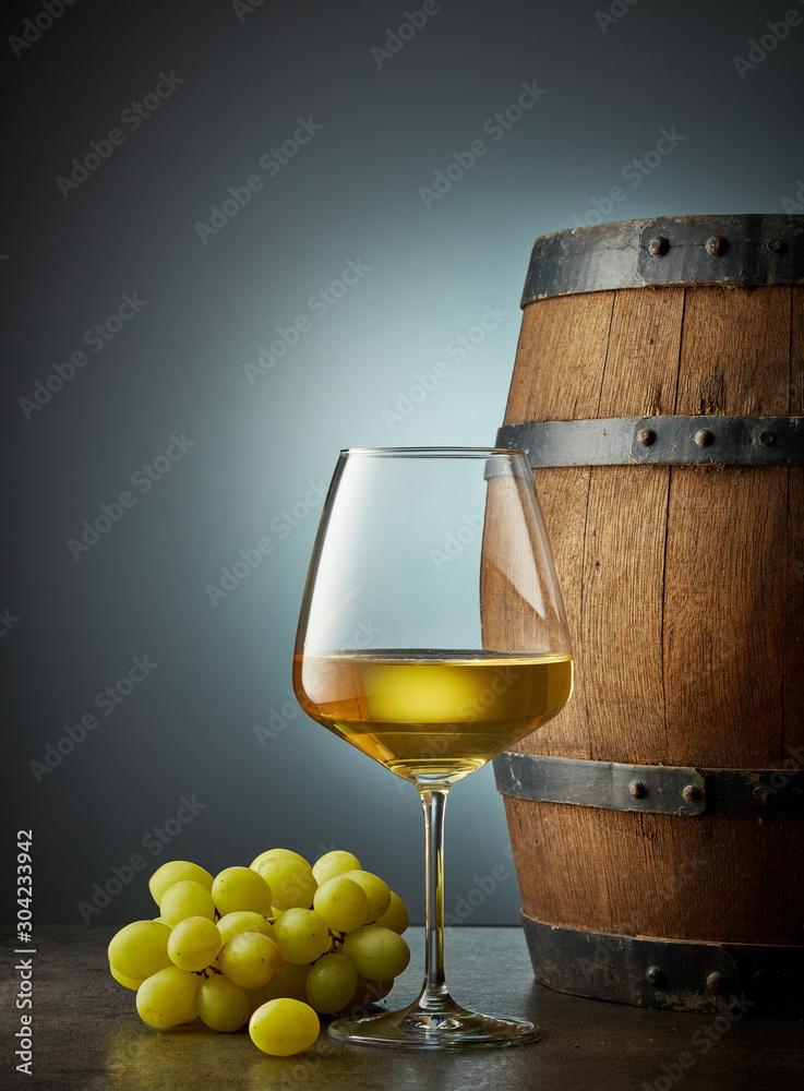 glass of white wine