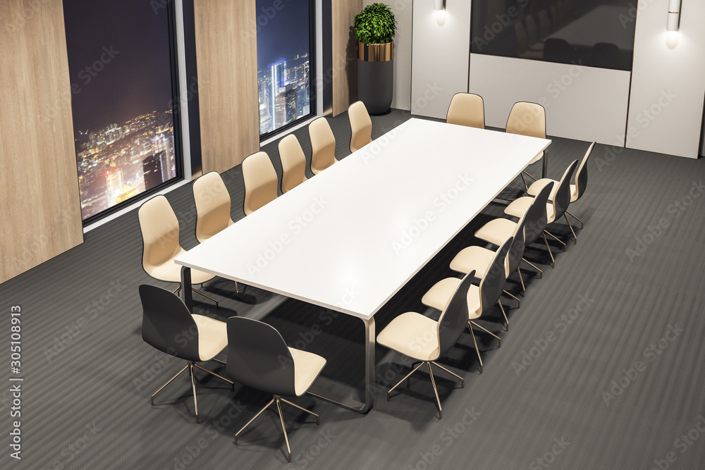 Modern conference room