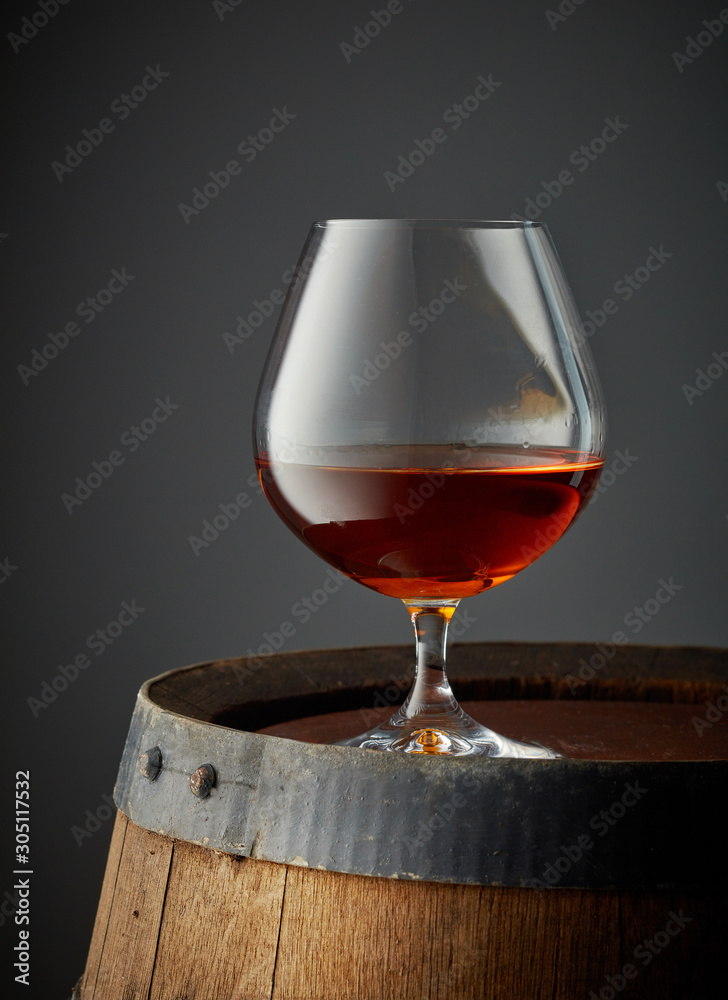 glass of cognac