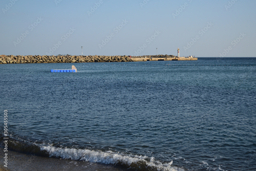 Seascape from turkish aegean island Gokceada