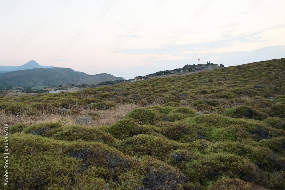 土耳其爱琴海岛屿Gokceada的景观