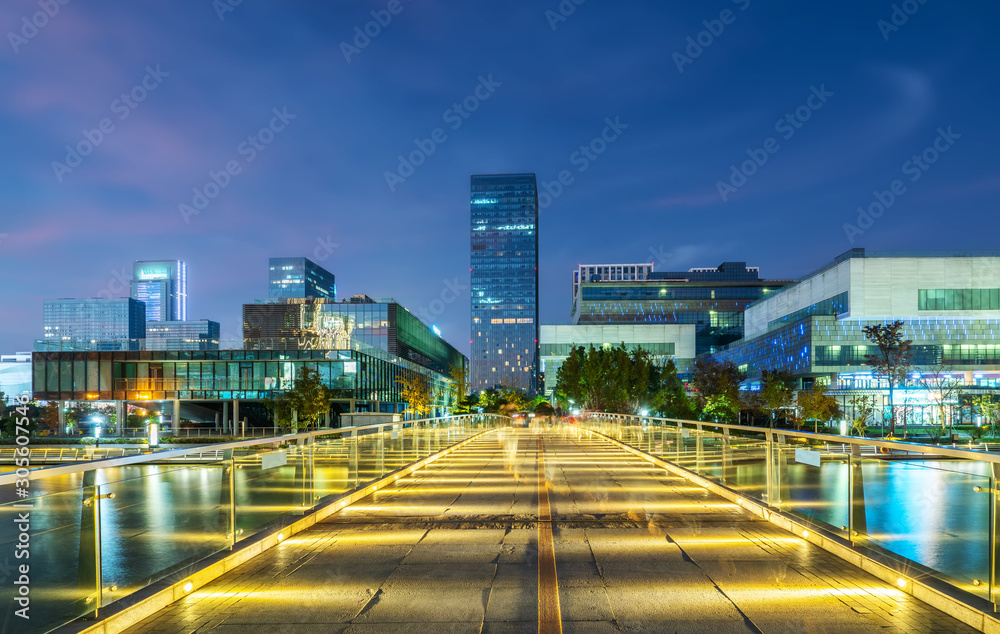 Ningbo City Modern Architecture Landscape