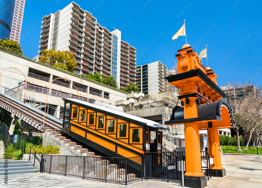 天使飞行，加利福尼亚州洛杉矶市中心的一条缆车